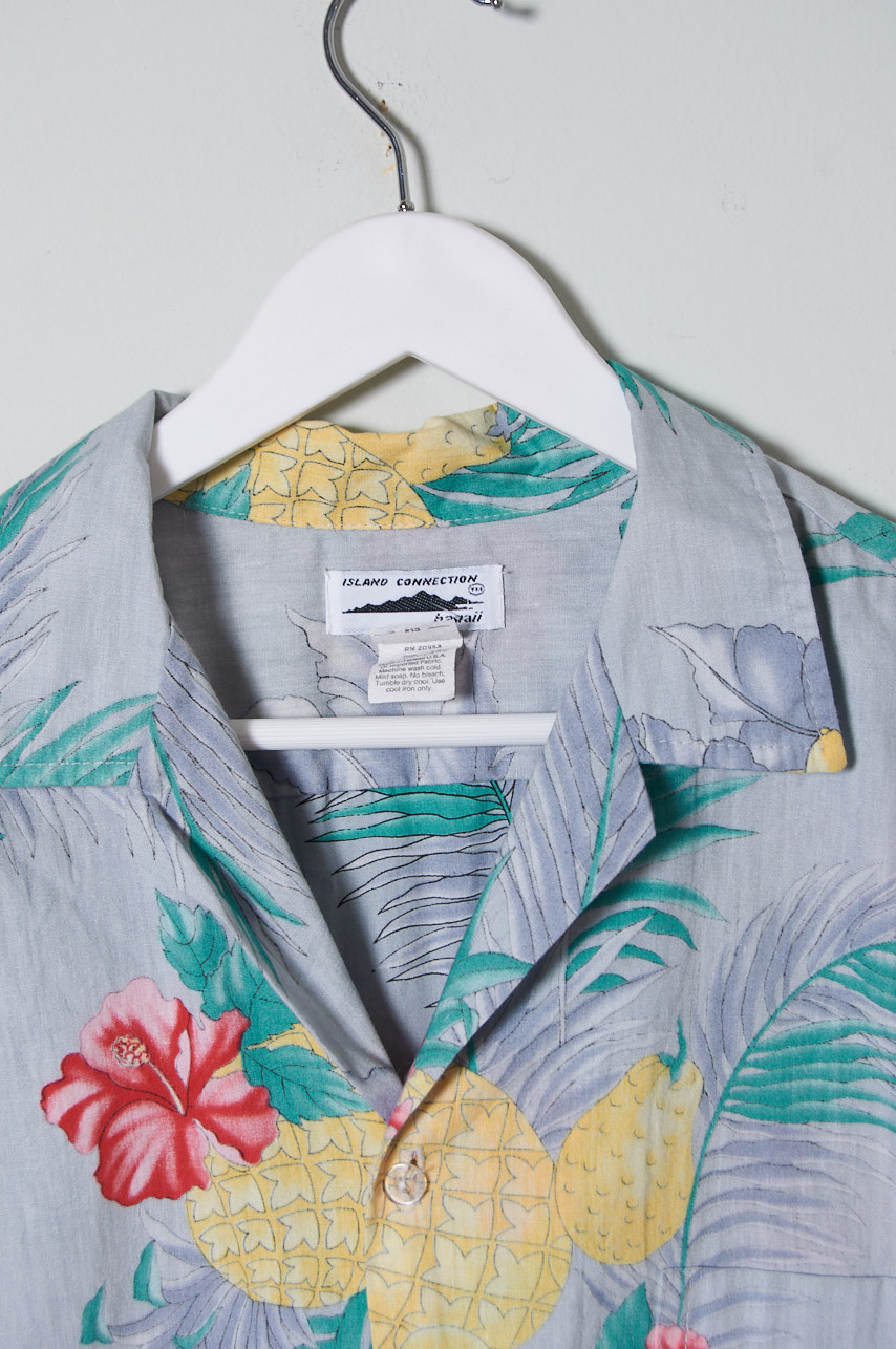 Camisa Vintage Hawai Talla L hombre - Imagen 2