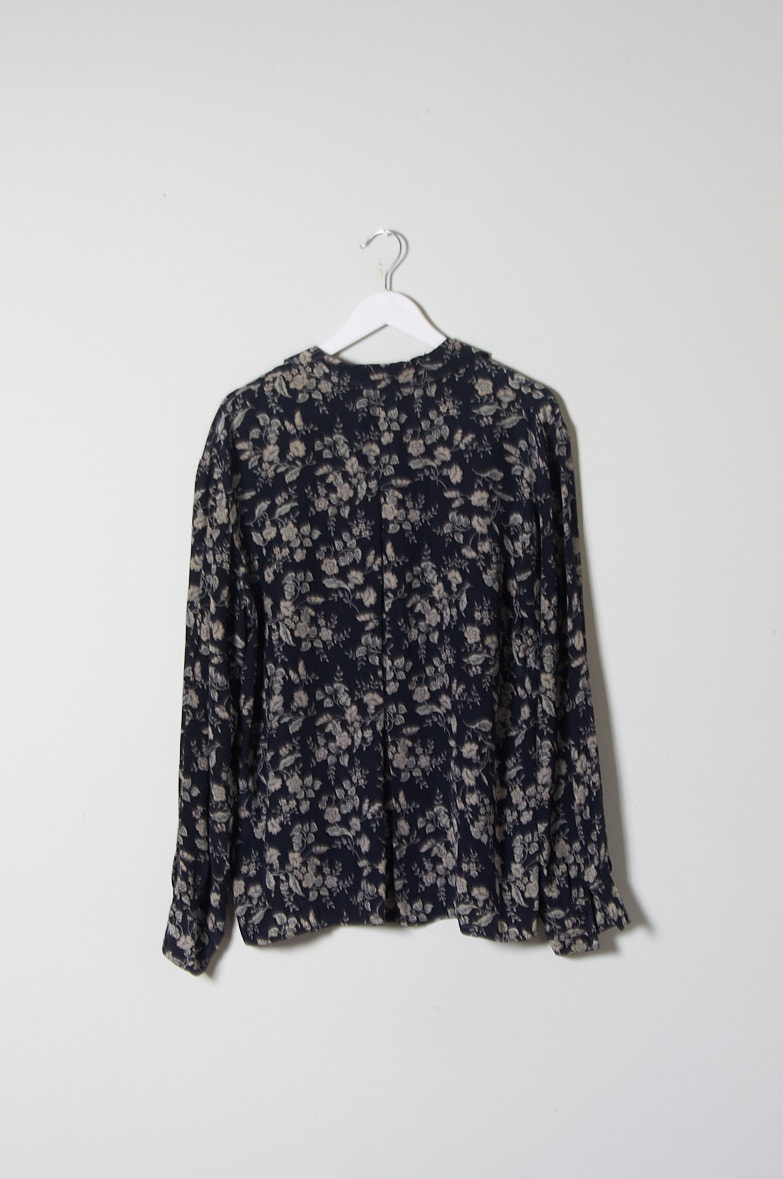 Blusa Vintage de seda Talla 8 mujer - Imagen 6