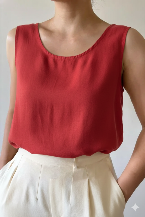 Blusa de seda Talla M(M)