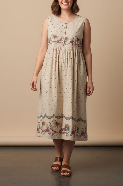 Vestido Rockinghorse Emporium Horses Talla XL(M)