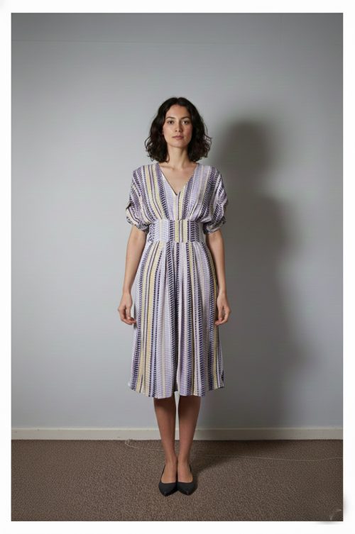 Vestido de viscosa hecho en Italia Talla S