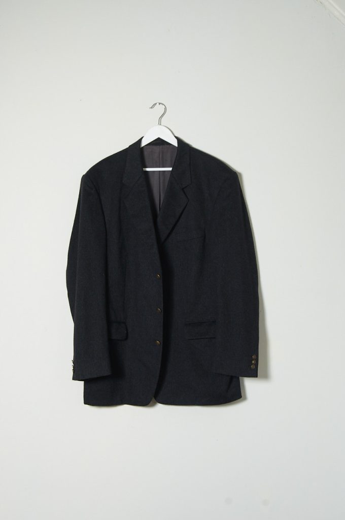 Blazer o vestón de lana y cachemira Saint John talla XL