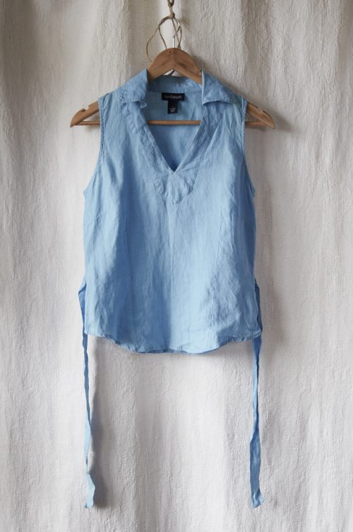 Blusa de lino Irlandés. Talla S mujer