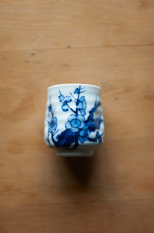 Vaso portavela japonés vintage