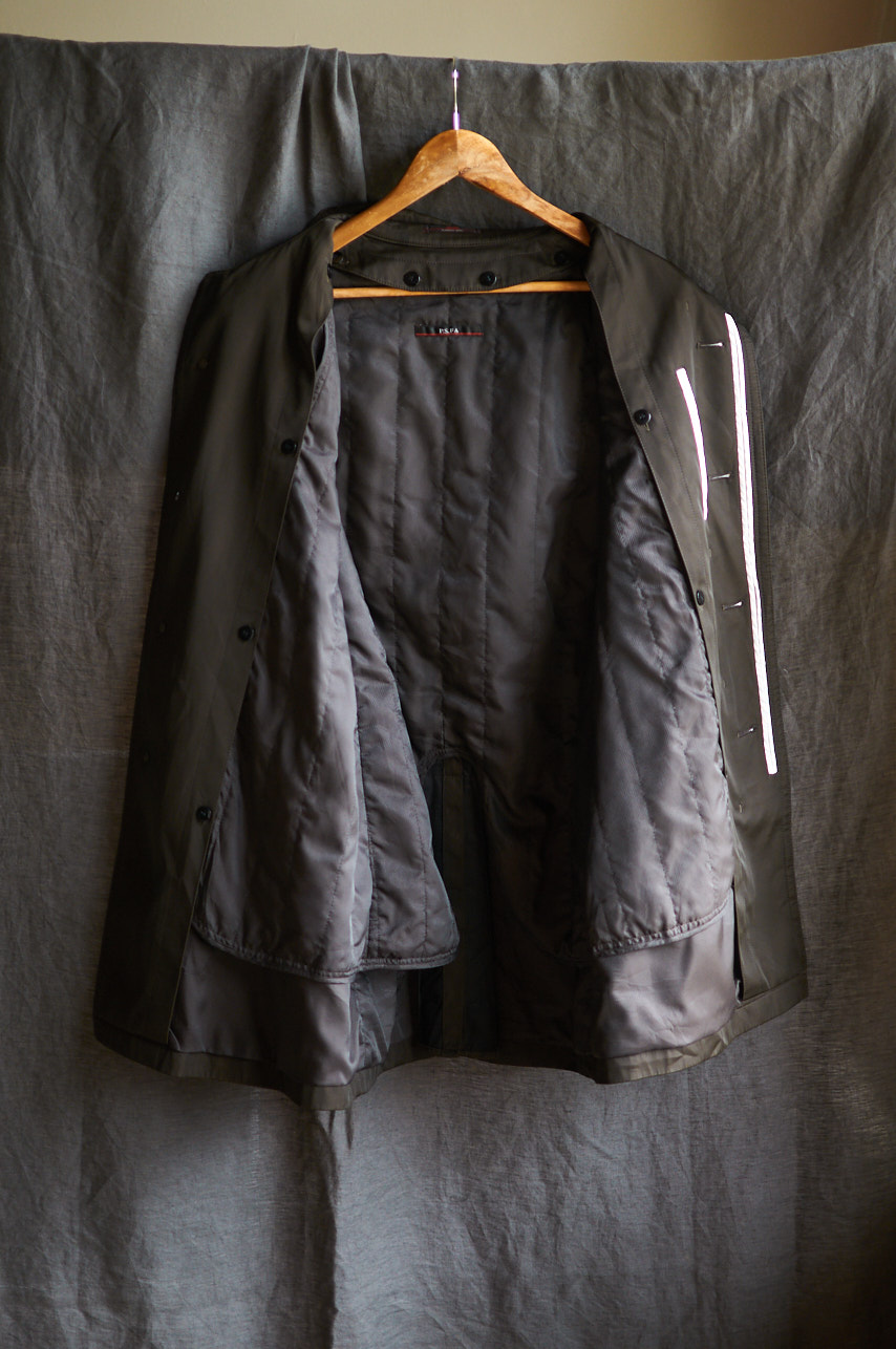 Gabardina vintage del mercado Japonés Talla M hombre - Imagen 5
