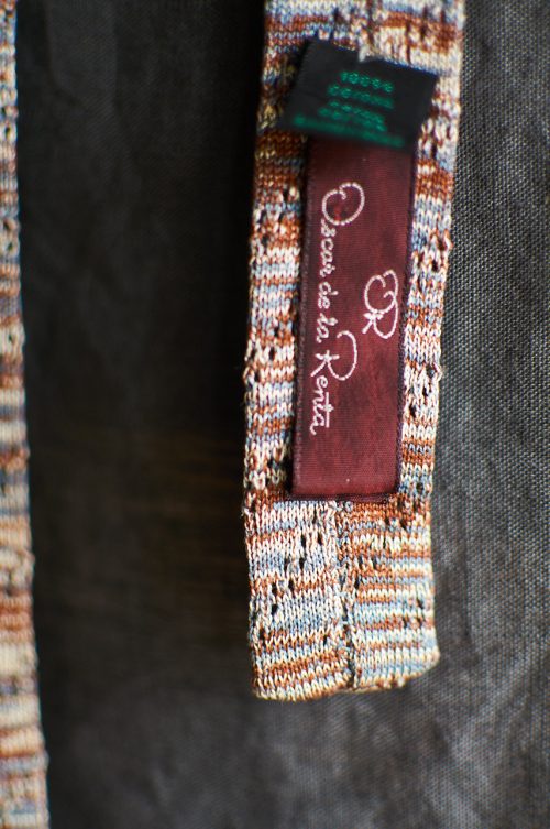 Corbata vintage Orcar de la Renta