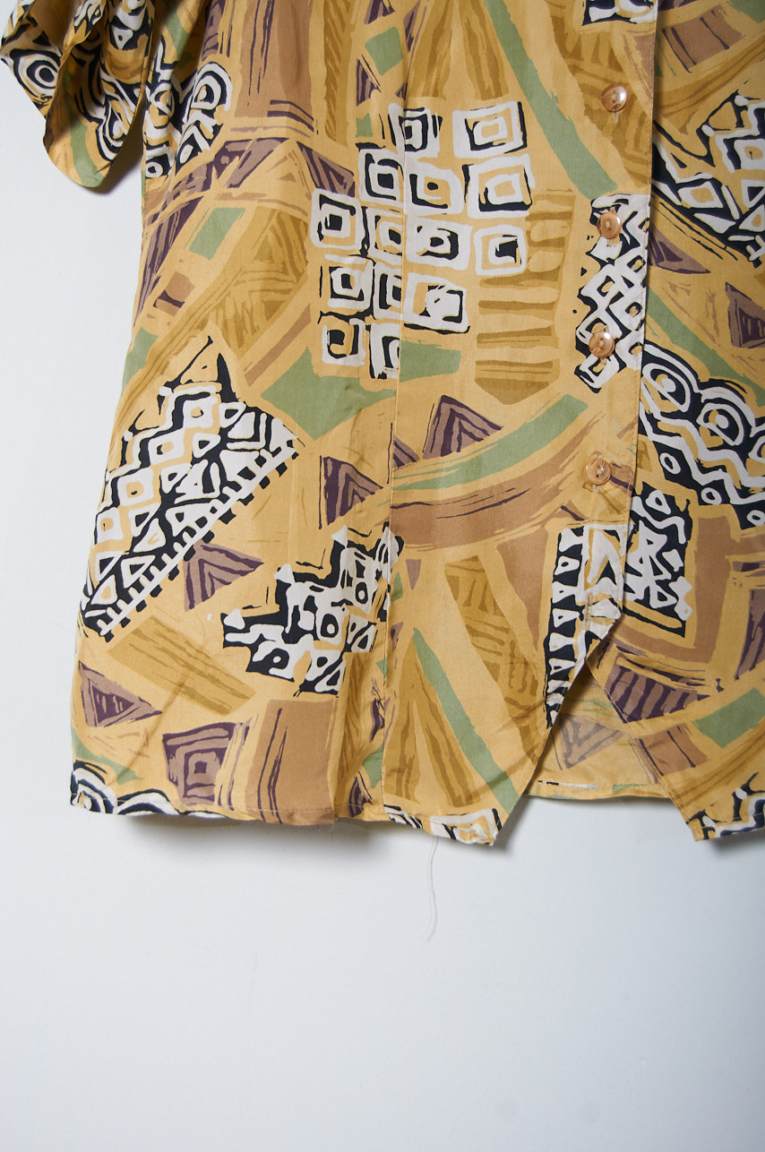 Blusa vintage de seda Talla L mujer - Imagen 3