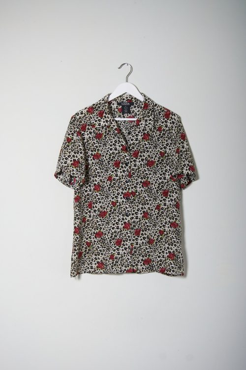 Blusa vintage de seda Talla M mujer