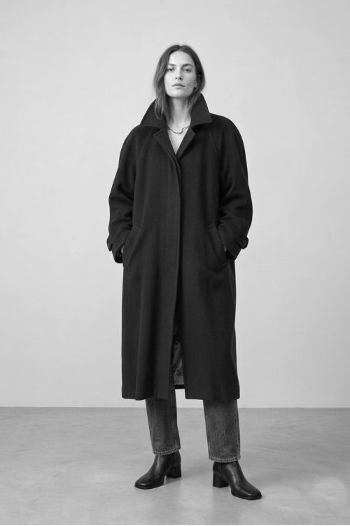 001Abrigo de lana Talla L(Mujer)