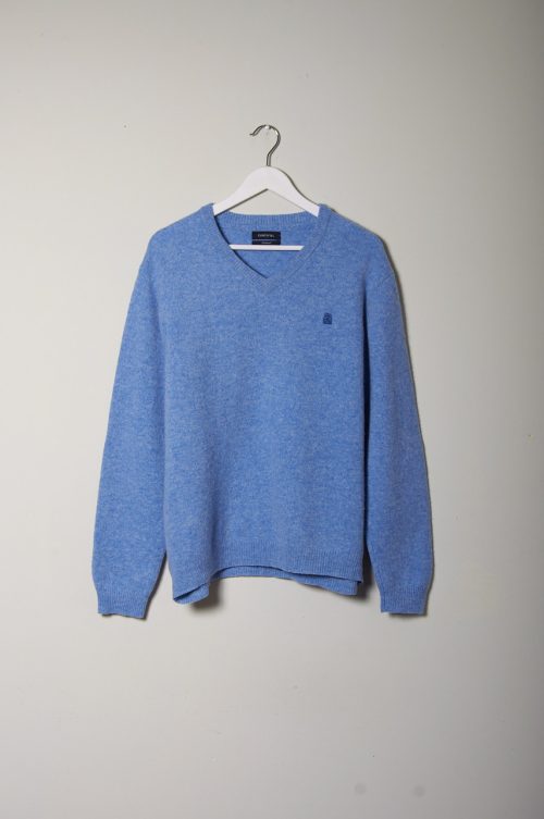 sweater corte fiel de lana de cordero talla M hombre