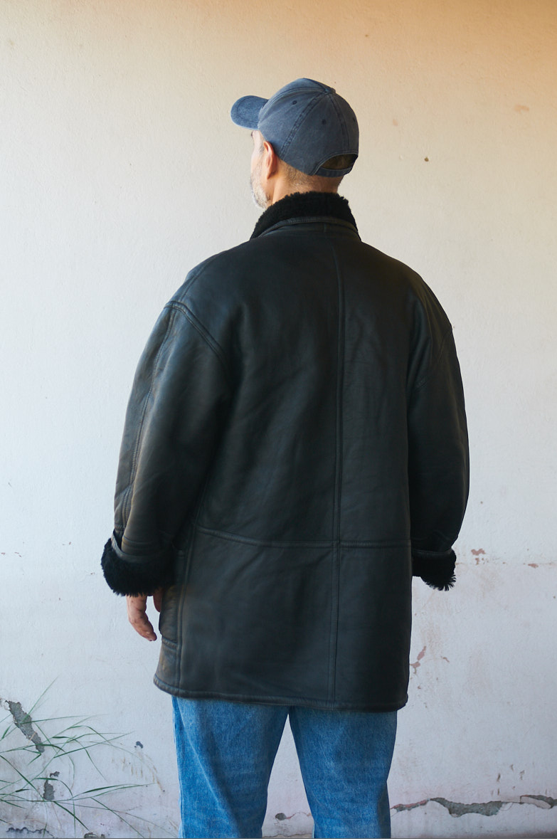 Gamulán Negro Coat Talla L/XL - Imagen 2