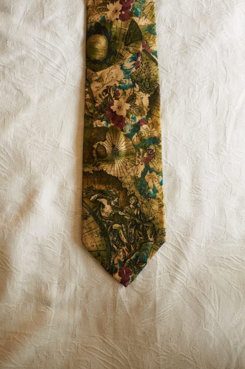 Corbata de seda vintage
