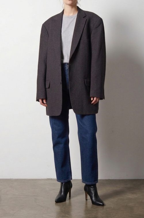 Blazer de lana o vestón vintage L/XL