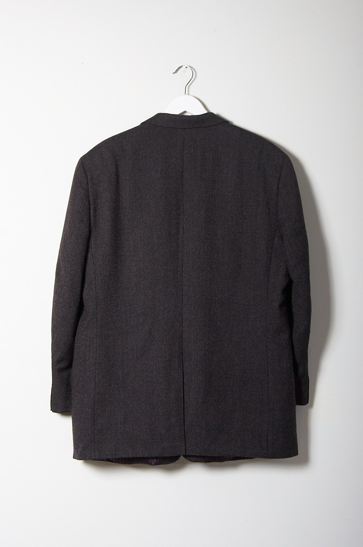 Blazer de lana o vestón vintage L/XL - Imagen 4