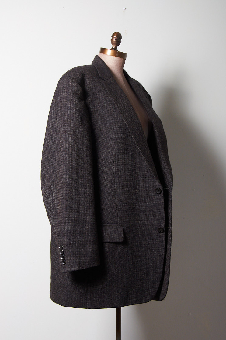 Blazer de lana o vestón vintage L/XL - Imagen 6