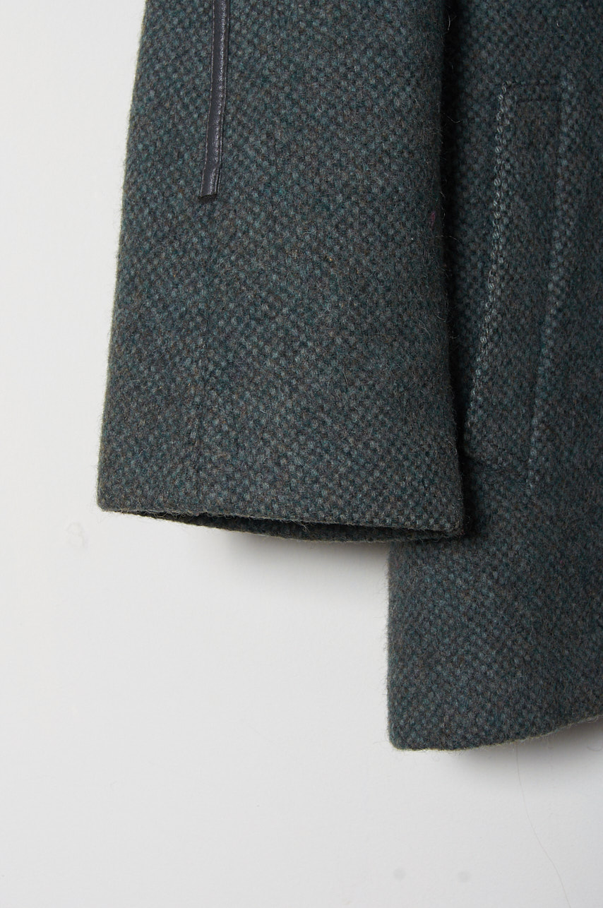 Abrigo TWEED vintage 100% lana - Imagen 3