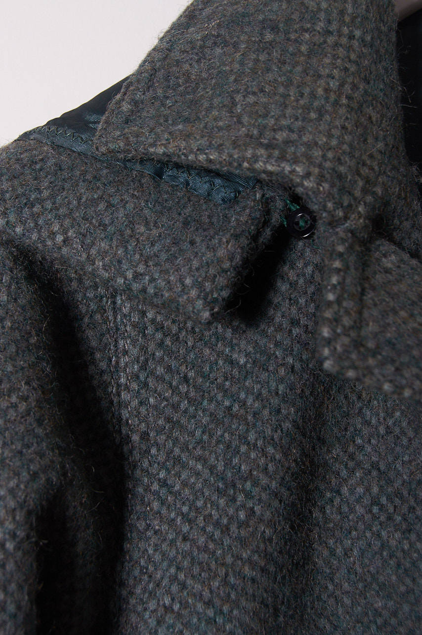Abrigo TWEED vintage 100% lana - Imagen 4