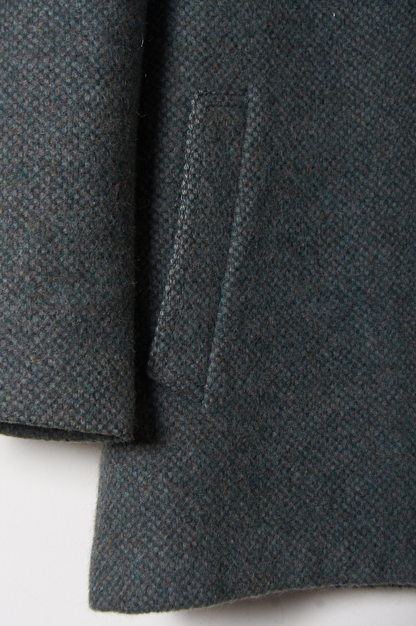 Abrigo TWEED vintage 100% lana - Imagen 5