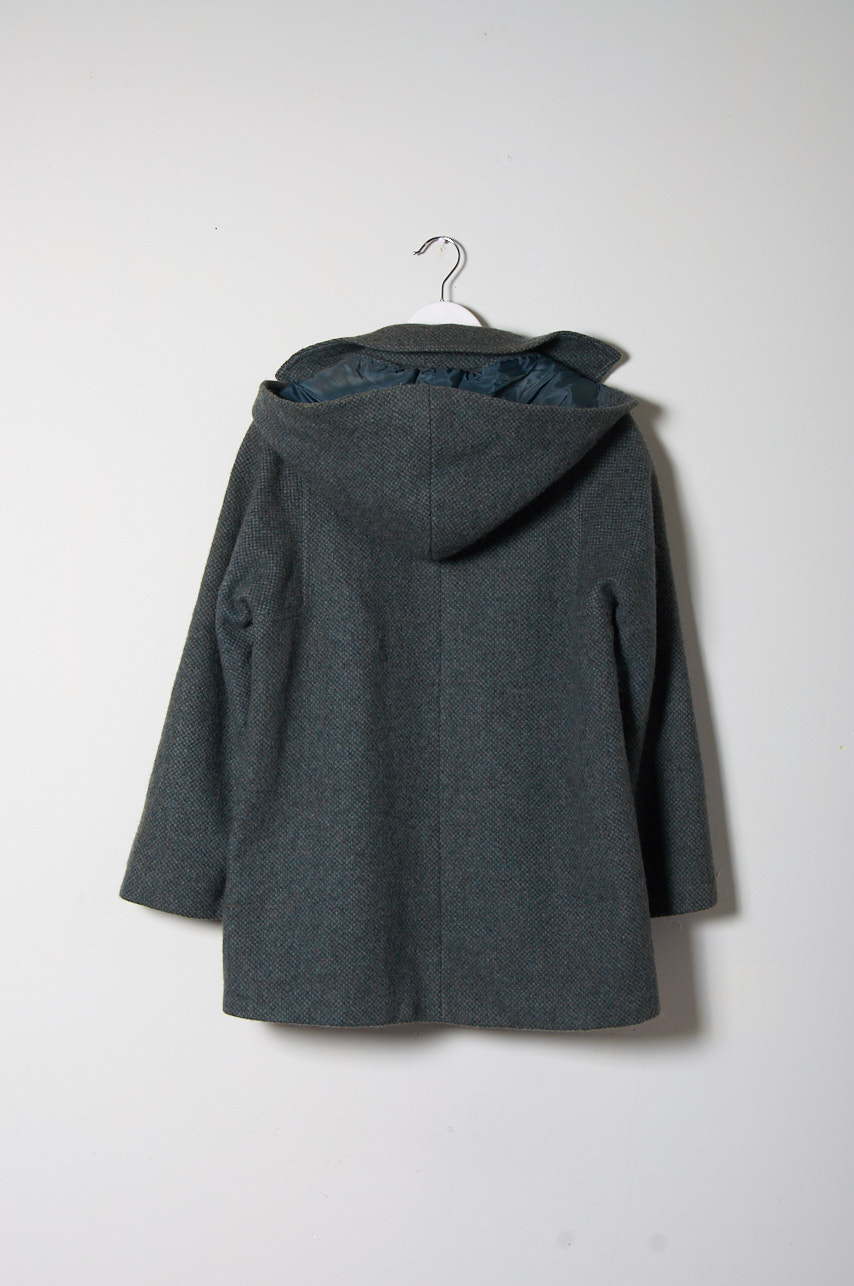 Abrigo TWEED vintage 100% lana - Imagen 8