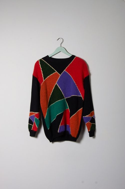 Sweater vintage con lana y angora talla L