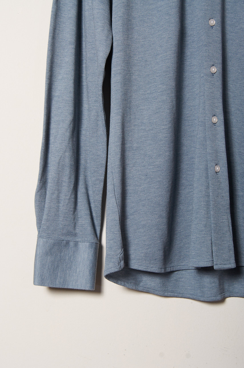 Camisa de algodón texturizado Proper Cloth Talla M hombre - Imagen 3