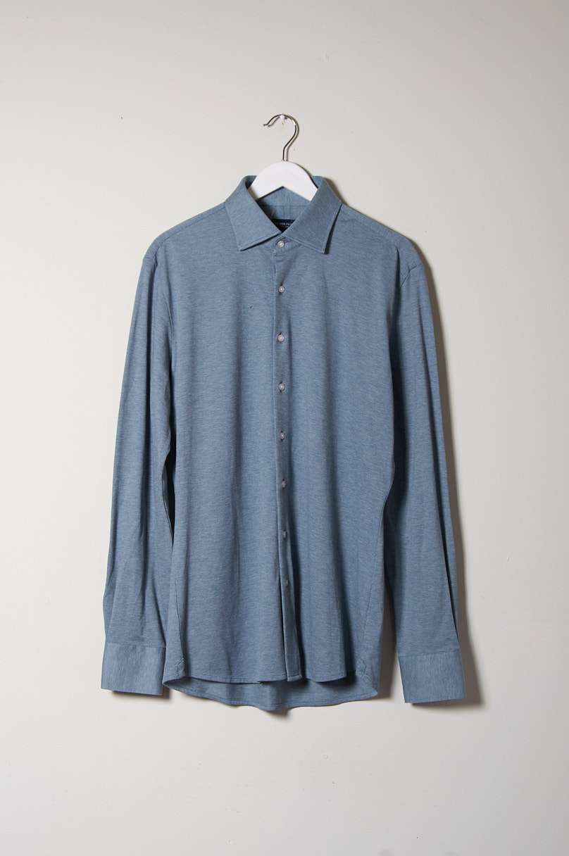 Camisa de algodón texturizado Proper Cloth Talla M hombre