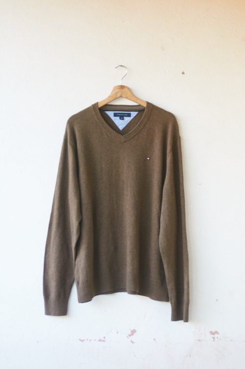 Suéter de algodón Tommy Hilfiger Talla XL hombre