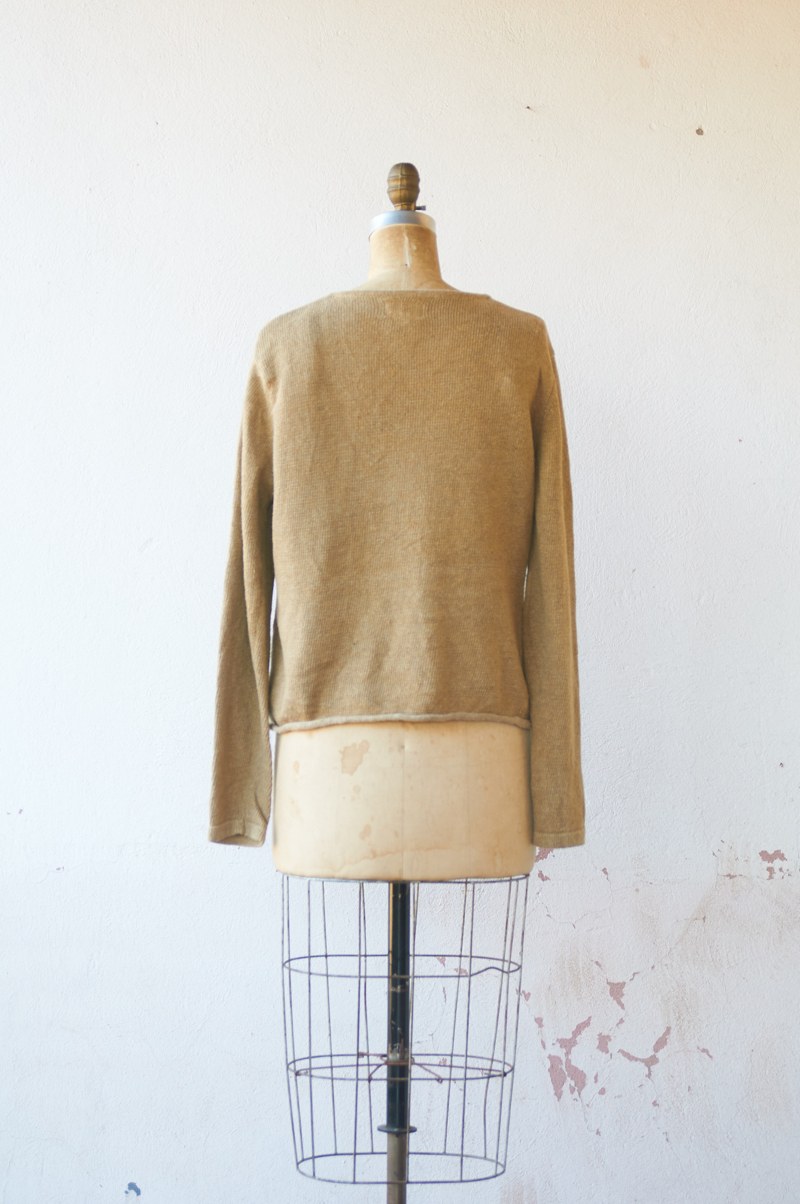 Tapado de ramio y algodón Talla S mujer - Imagen 5