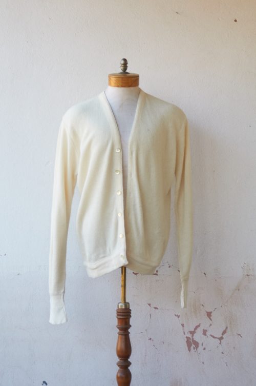 Cardigan Orlon años 60 hecho en Estados Unidos Talla L hombre