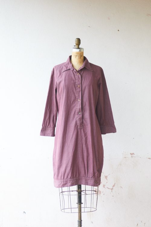 Vestido camisero de algodón HECHO EN ITALIA Talla 44