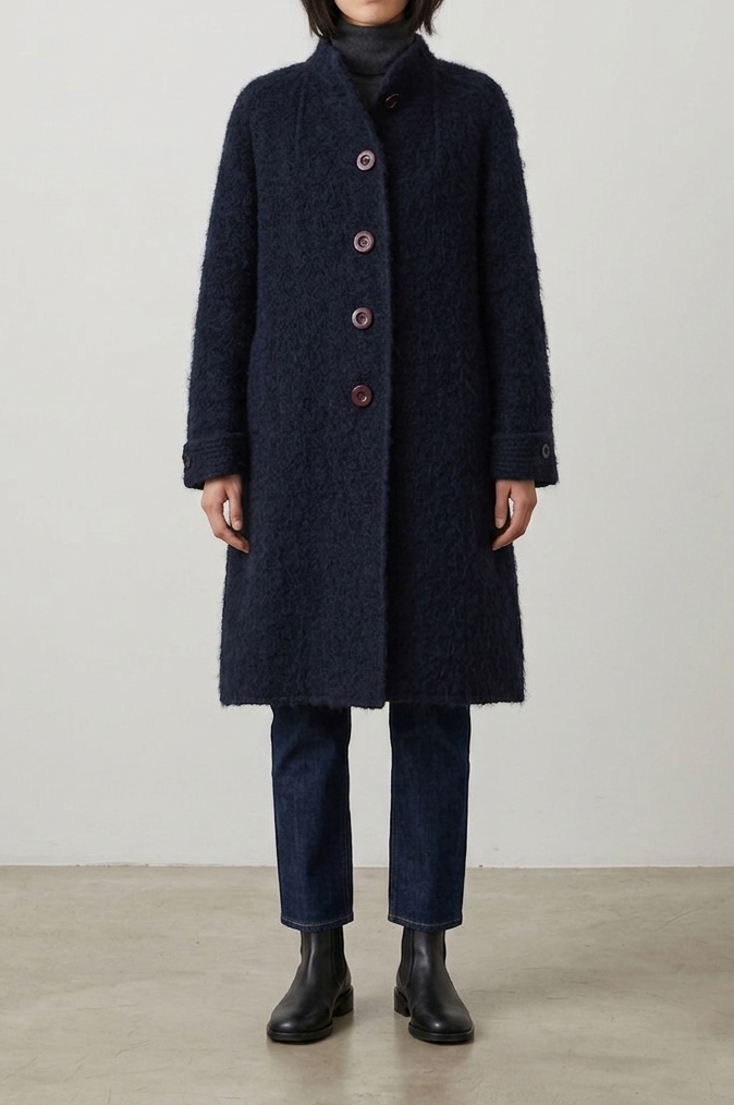abrigo de tala BOUCLE talla S o M mujer