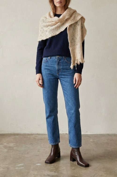 Bufanda de diseño Belga de Mohair y Lana