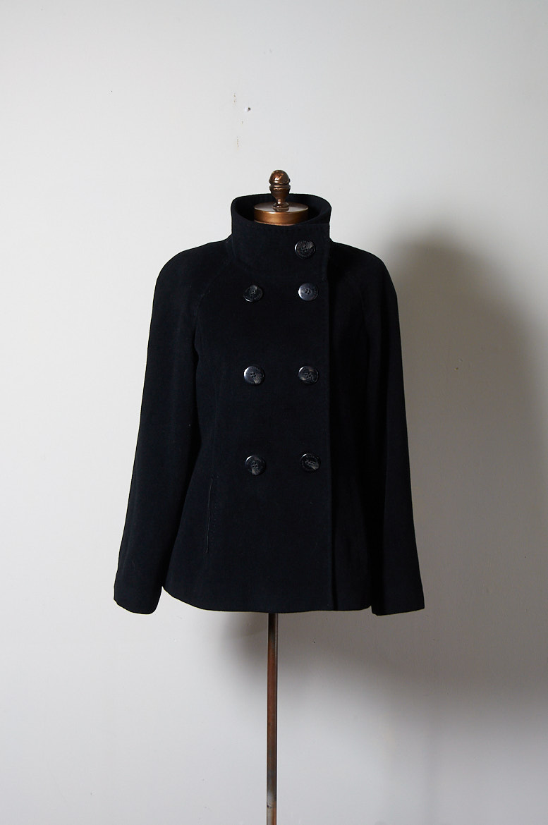 Abrigo de lana y angora talla 6 - Imagen 3