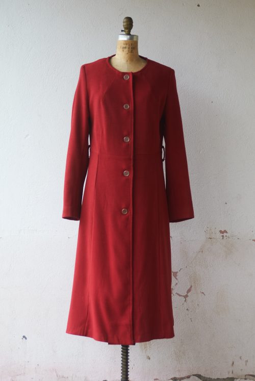 Abrigo rojo Talla S/M mujer aprox