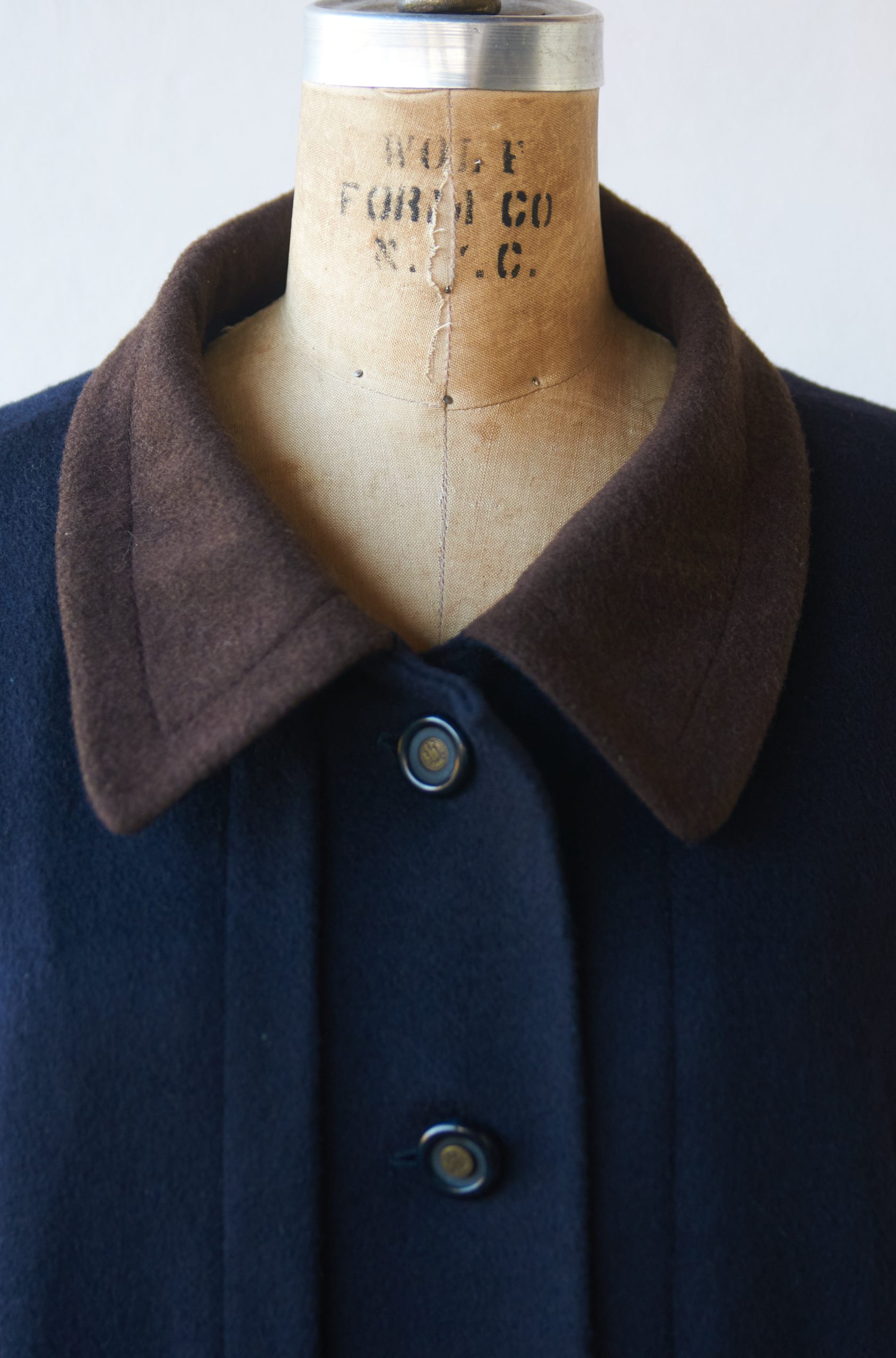 Abrigo vintage de lana Saphir Talla L mujer - Imagen 2