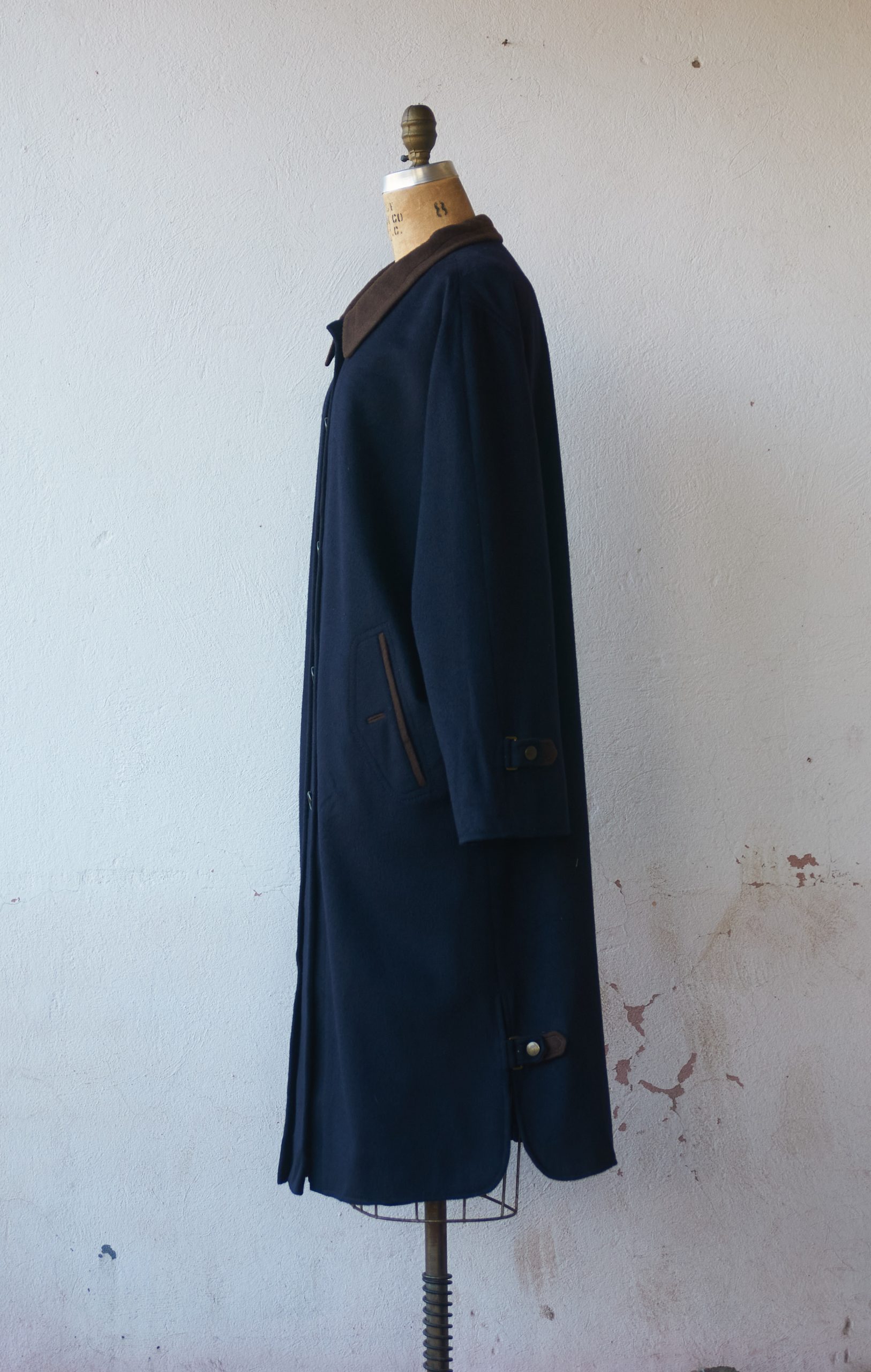 Abrigo vintage de lana Saphir Talla L mujer - Imagen 4