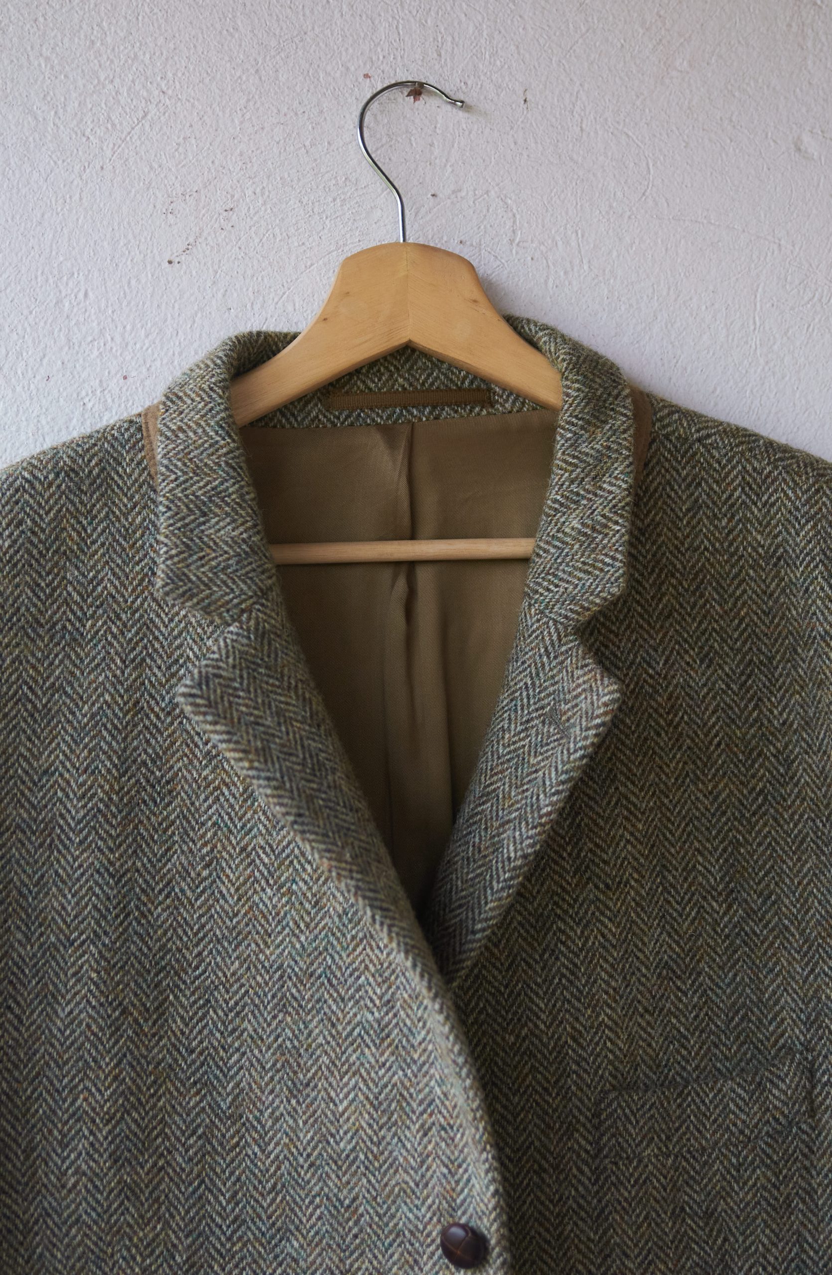 Blazer vintage tweed Bexleys coderas de cuero Talla XXL hombre - Imagen 2