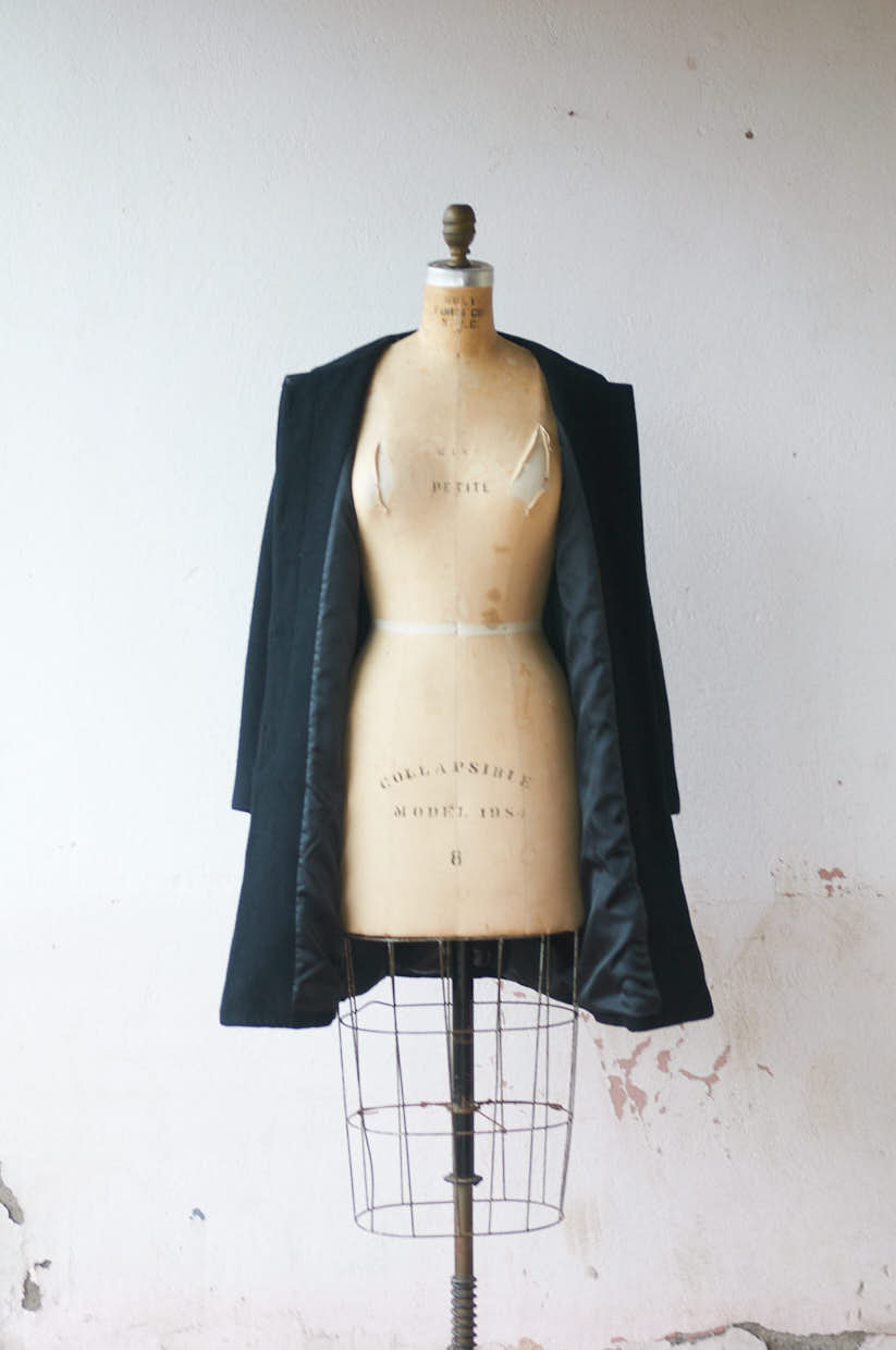 Abrigo japonés Pecolamb 100% lana super 100 Talla XS mujer - Imagen 5