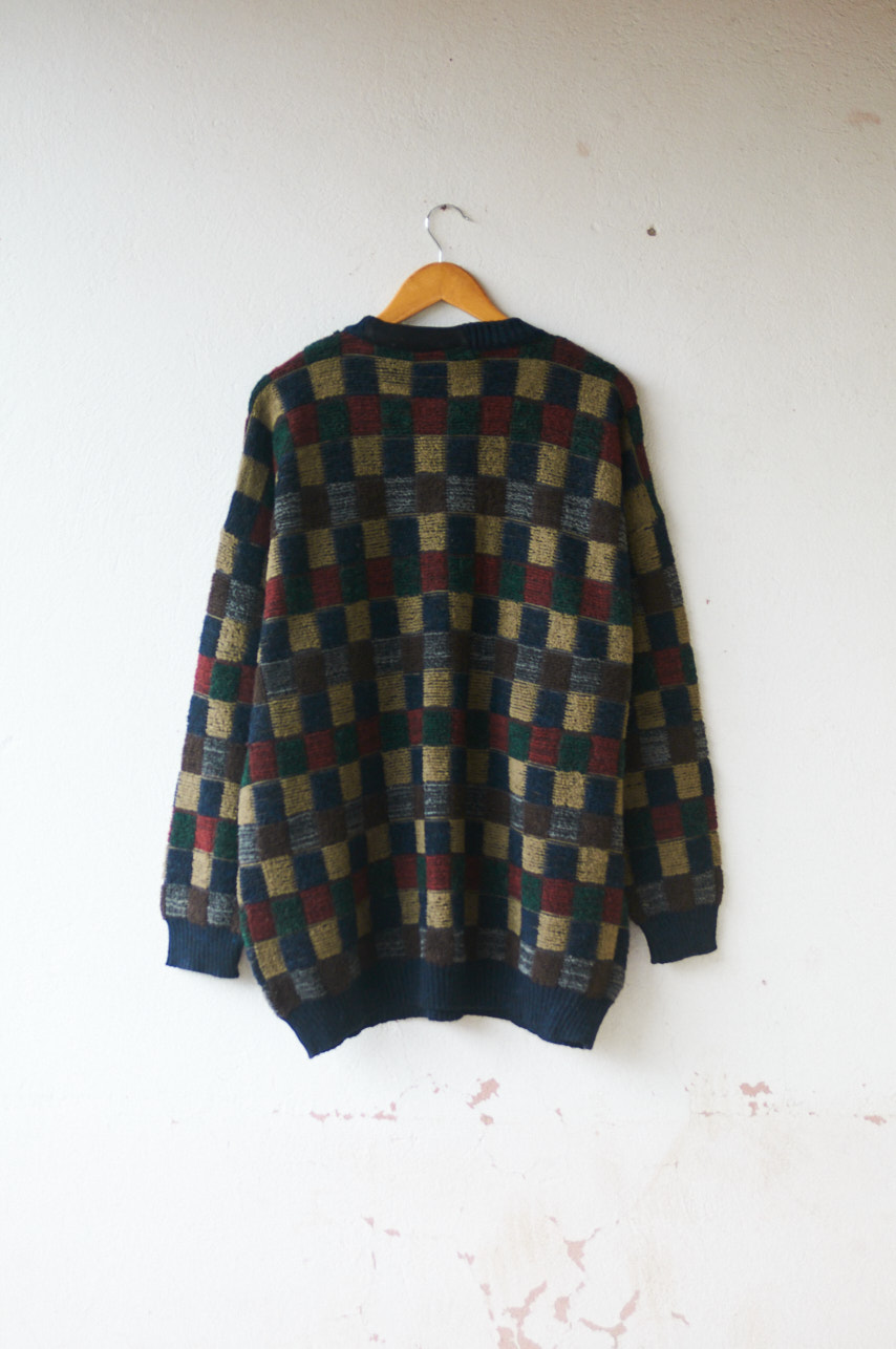 Sweater vintage de lana y alpaca talla XL - Imagen 2