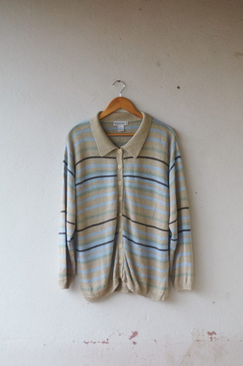 Cardigan de seda y rayón