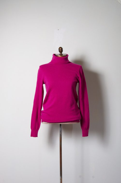Sweater beneton cuello tortuga de lana talla M