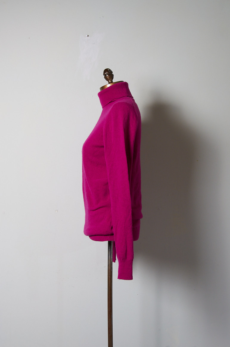 Sweater beneton cuello tortuga de lana talla M - Imagen 3
