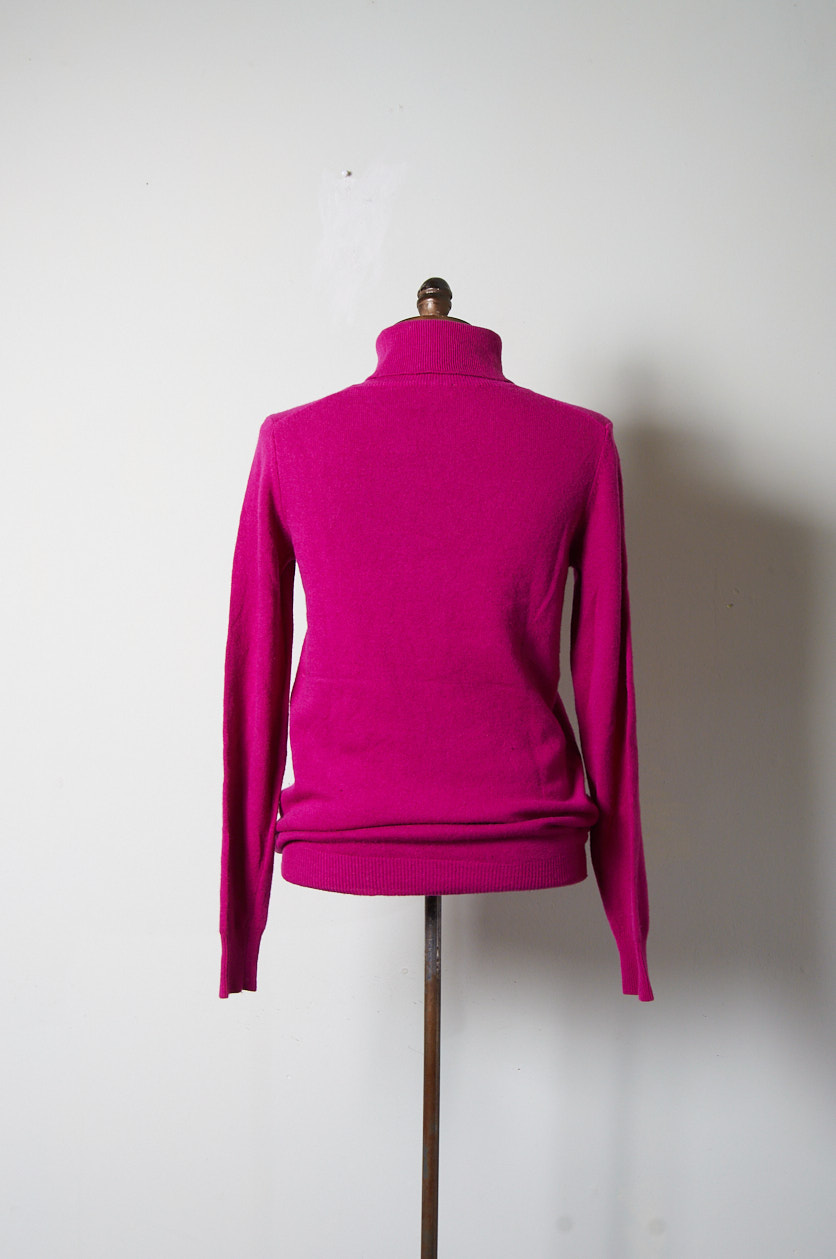 Sweater beneton cuello tortuga de lana talla M - Imagen 4