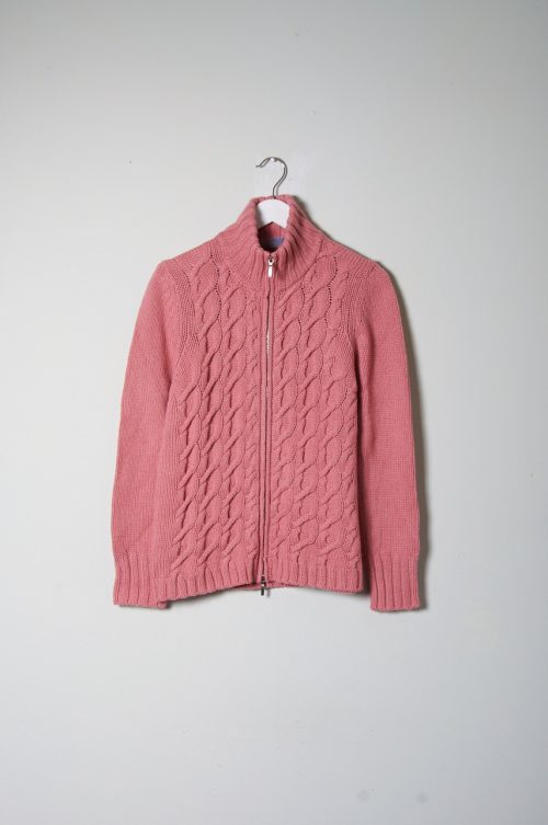 Cardigan Lana Merino Seda y Cachemira Talla L mujer