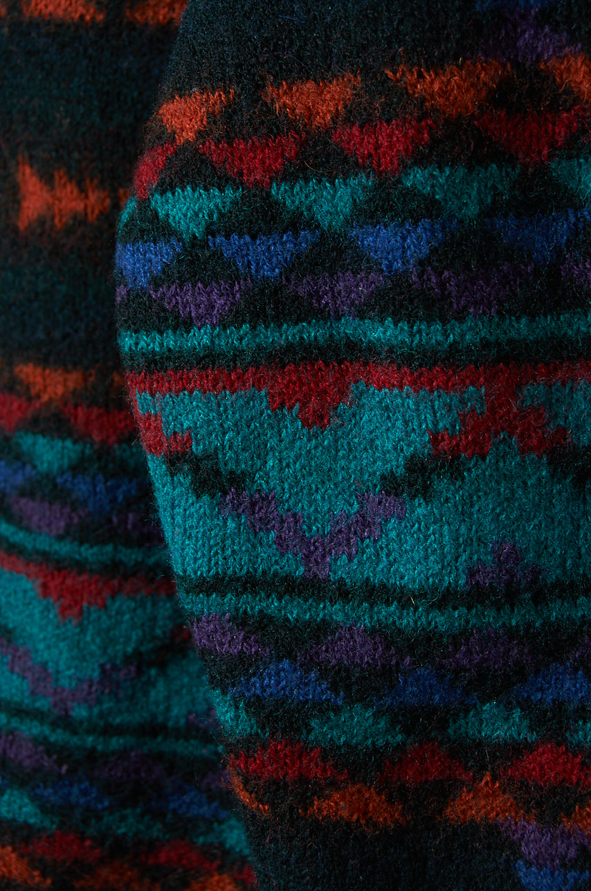 Cardigan vintage de lana con diseño FOLK - Imagen 4
