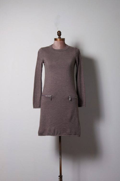 Vestido Tahari lana merino extra fina talla S mujer