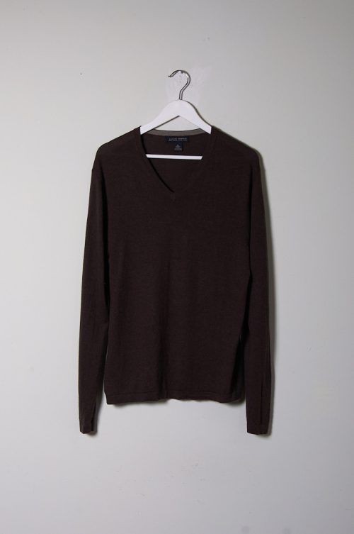 Sweater de seda algodón y cachemira talla M hombre