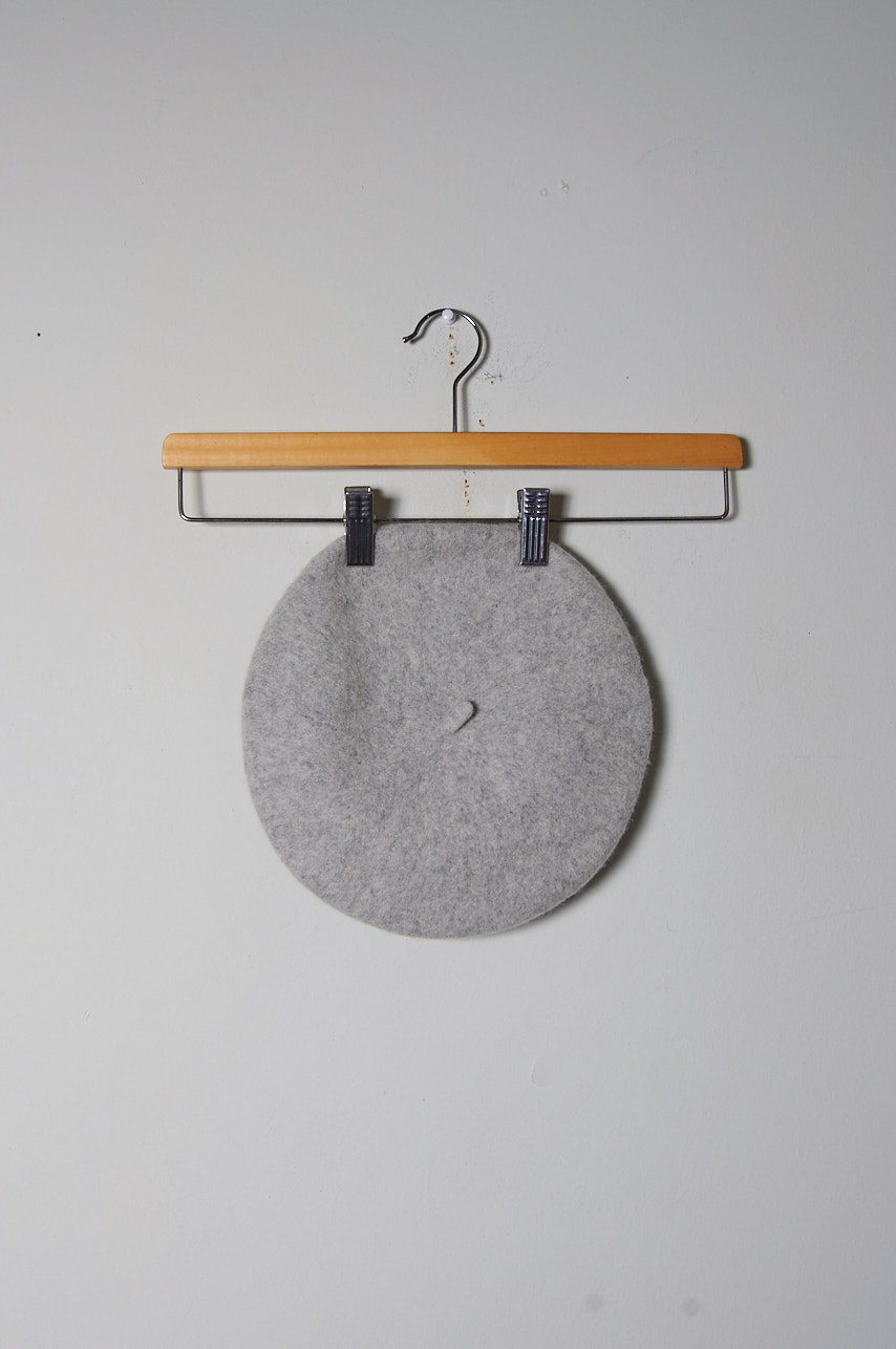 Boina vintage de lana afieltrada