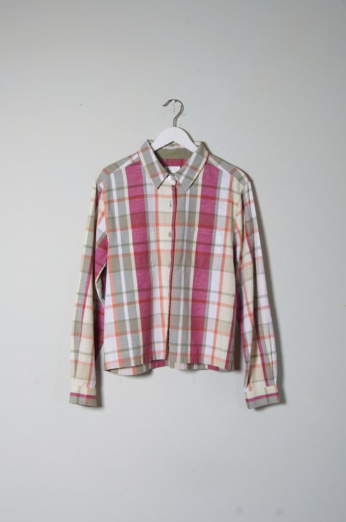 Blusa vintage Christopher Lino/algodón Talla M