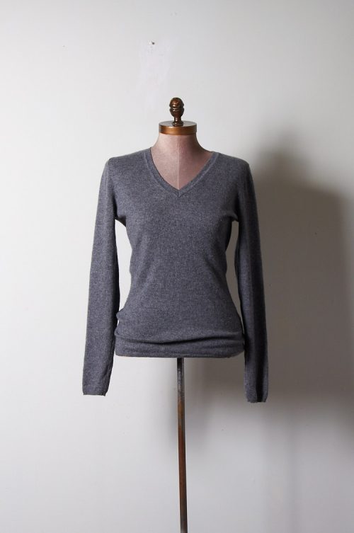 Sweater VNECK de lana y cachemira